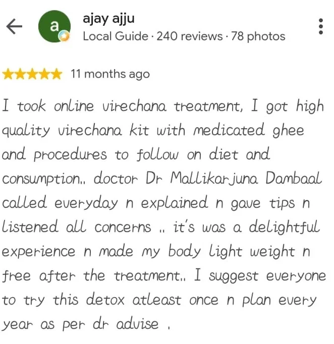 Google review from Ajay Ajju